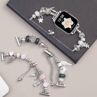 Luxury DIY Strap For Huawei Watch Fit 5 สาย Gem Style สาย Huawei watch Fit 5 Pro Strap Jewelry Metal Watch Fit 4 Strap 3 For Huawei 4 Pro / Fit4 fit2 / 5 / 4 สาย
