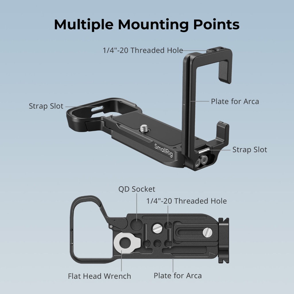 Smallrig L-Bracket สําหรับ Sony Alpha 7C II / Alpha 7CR 4569