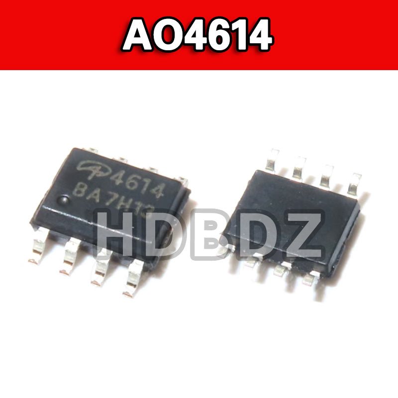 10PCS AO4614 SOP8 4614 SMD IC LCD ชิปไฟฟ้าบอร์ดแรงดันสูง