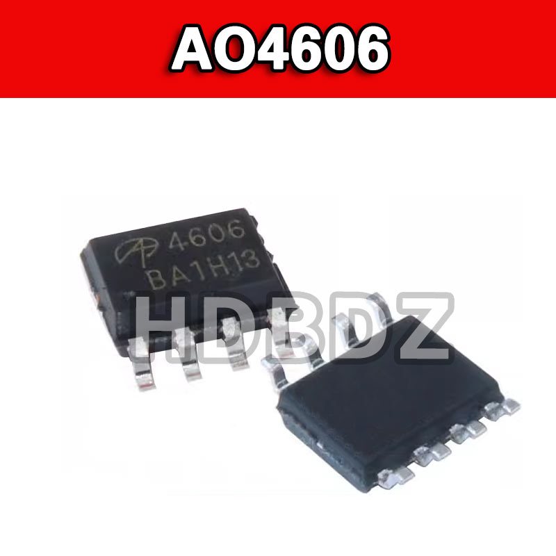 20pcs AO4606 SOP8 SP4606 4606 N + P ช่อง MOS หลอดแรงดันสูง IC SMD
