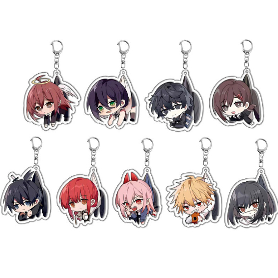 Interlayered Chainsaw Man Pochita จี ้ พวงกุญแจอะคริลิค