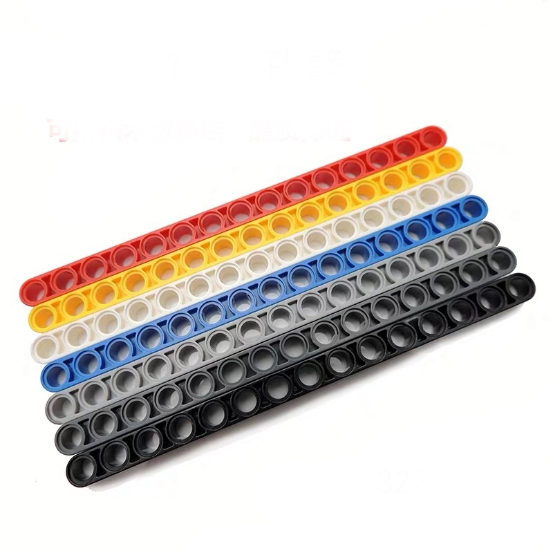 2ชิ้นอาคารบล็อกเทคนิค ทําเอง ยกหนา1x15หลุมแขนอิฐเข้ากันได้มอคชิ้นส่วนการศึกษา64781 32278ประกอบอนุภาค