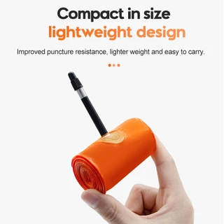 ท่อยางจักรยาน ThinkRider Ultralight ใหม่ - น้ำหนัก 28g TPU ขนาด 700×18-28 สำหรับยางถนน, วาล์วน้ำฝรั่งเศสขนาด 45/65/85mm