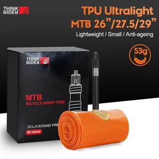 ท่อยางจักรยาน ThinkRider Ultralight ใหม่ - น้ำหนัก 28g TPU ขนาด 700×18-28 สำหรับยางถนน, วาล์วน้ำฝรั่งเศสขนาด 45/65/85mm