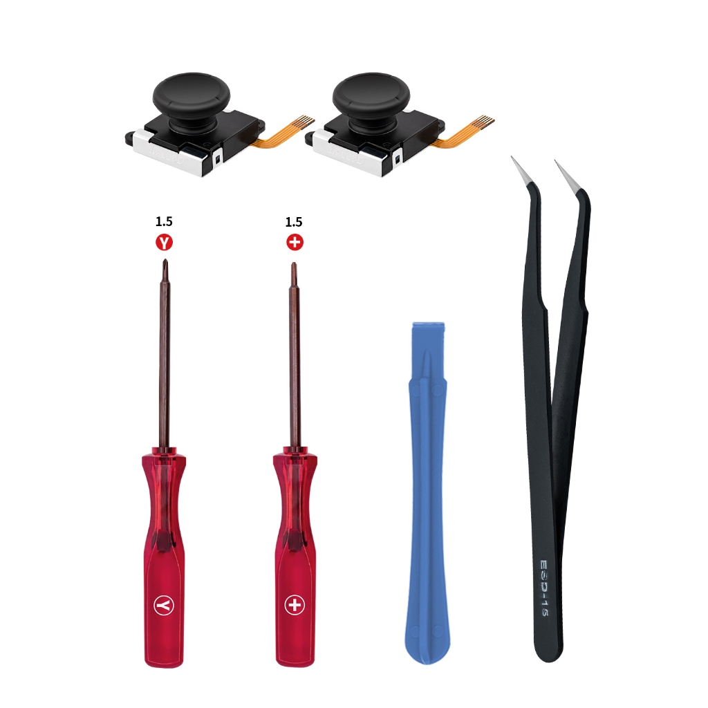 จอยสติ๊กอนาล็อก 3D Hall และชุดเครื่องมือซ่อมสำหรับ Nintendo Switch/Switch OLED Joy-Con/Switch Lite