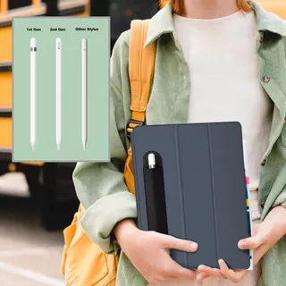 กล่องดินสอสําหรับ Apple iPad ดินสอ 2 1 ฝาครอบดินสอ Stick Holder กาวแท็บเล็ต Touch ปากกากระเป๋ากระเป๋า Sleeve Case Holder