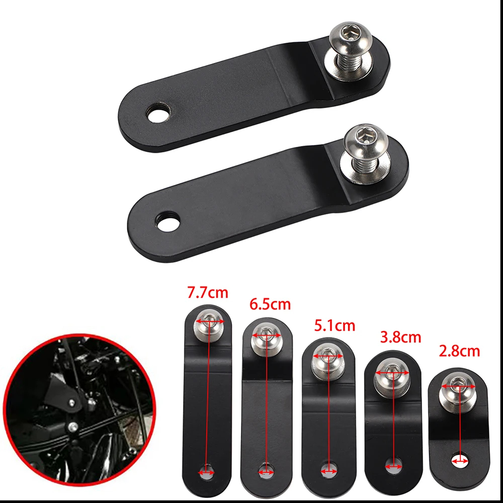 28-76 มม.ถังแก ๊ ส Lifts ชุดสําหรับ Harley Sportster Iron XL 883 1200 Custom Superlow สี ่ สิบแปดยกถังดัดแปลง Risers Bracket