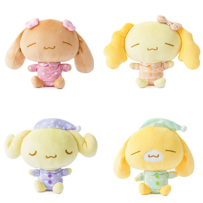Cinnamoroll Friends Good Night Mocha ชีฟอง Cappuccino Espresso นมชุดนอนตุ ๊ กตาพวงกุญแจ Ball Chain พวงกุญแจ Mascot สาวของเล ่ นของขวัญ