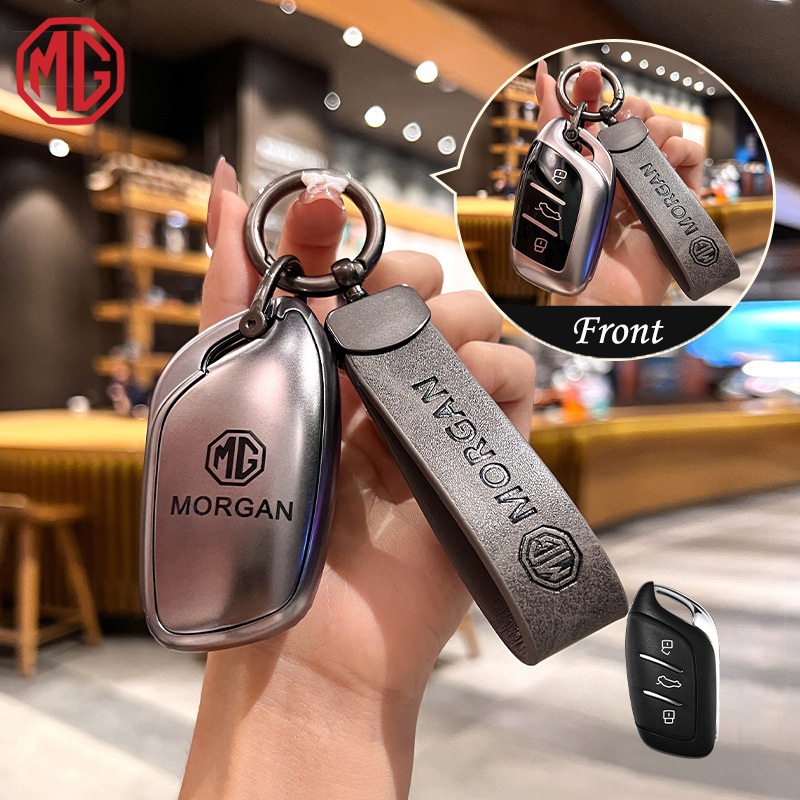 MG เคสกุญแจสําหรับ MG S5 EV ใหม่ MG3/MG3 Hybrid+/MG4/MG5/MG VS/MG ES/MG HS พวงกุญแจรวมทุกอย่างฝาครอบ