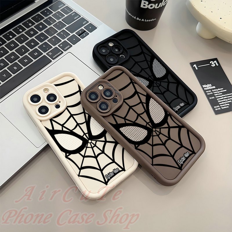 เคส VIVO Y18 Y17S Y36 Y27 Y27S Y22 Y22S Y21 Y21S Y21T T1X Y20 Y20S Y19 Y17 Y16 Y15 Y15S Y12 Y12S Y12A Y11 Y03 Y02 Y02A Y02T Y02S Y01 Y01A Y100 Y91C Y1S Y50 Y35 Y33S Y33T Y31 Y30 4G 5G Protect Camera Raised Frame Spider-Man Soft Case
