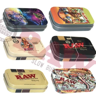 RAW 95mm Size Fashion Tin Cone Stash Box Storage Box