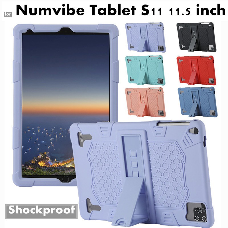 Case for Numvibe Tablet S11 10.0 11.5 inch Soft Silicon Tablet Cover With Stand Protect Shell