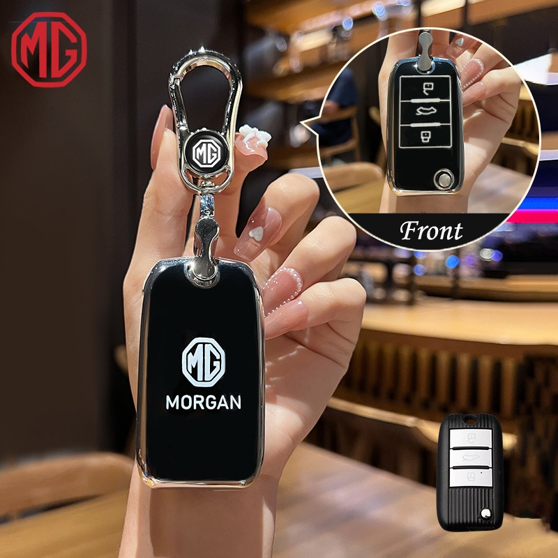 เคสกุญแจ MG สําหรับ MG5 MT / MG ZS / MG EP พวงกุญแจหมี ฝาครอบกุญแจแบบรวมทุกอย่าง