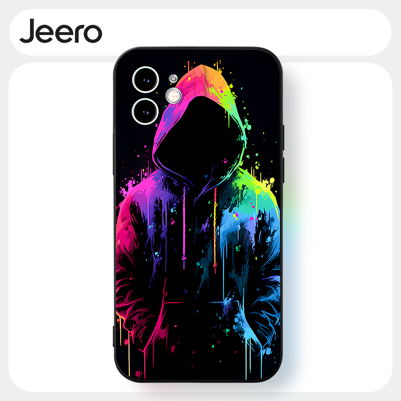 Jeero เคสไอโฟน เคสซิลิโคนนุ่มกันกระแทกน่ารักตลก เคสโทรศัพท์  for iPhone 16 15 14 13 12 11 Pro Max SE