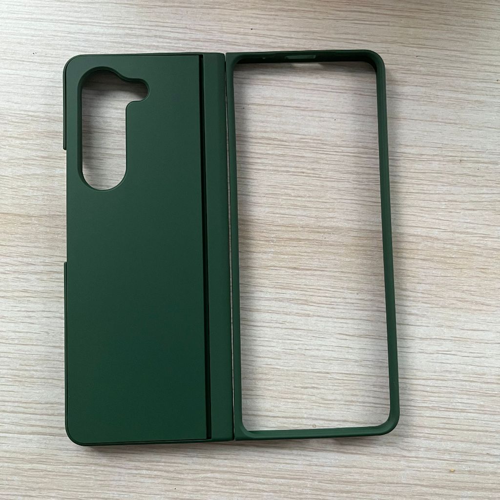 สําหรับ Samsung Galaxy Z พับ 7 6 5 4 กรณี ELVEV กันกระแทก PC ผิวพับขาตั้งป้องกันเต็มรูปแบบ ราคา ถูกที่สุด ดีลบีเคเค แกลเลอรีภาพที่ 2