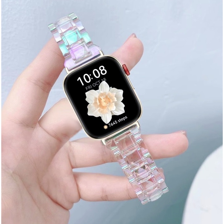 Bling Reflecting light Gloosy Strap For Huawei watch Fit 4 สาย Huawei watch Fit 4 Pro สายนาฬิกา Huaw