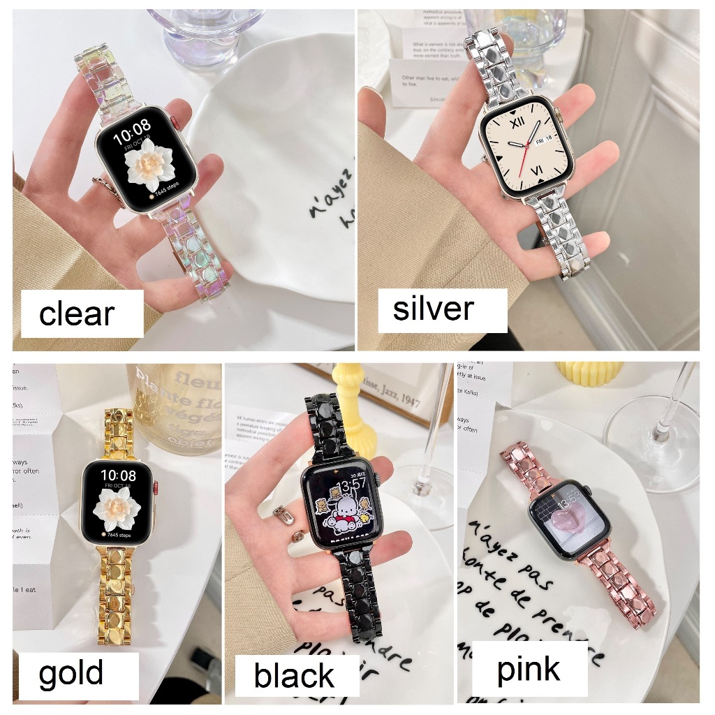 Bling Reflecting light Gloosy Strap For Huawei watch Fit 4 สาย Huawei watch Fit 4 Pro สายนาฬิกา Huawei Watch Fit 3 สาย Coloful Plastic Huawei Fit 3 Strap สาย Huawei watch Fit 3 Strap Huawei Watch Fit 2 สายนาฬิกา Huawei Fit4 สาย Huawei Fit4 Pro Strap