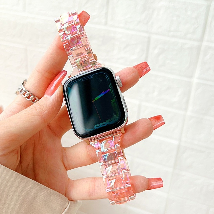 Bling Reflecting light Gloosy Strap For Huawei watch Fit 4 สาย Huawei watch Fit 4 Pro สายนาฬิกา Huawei Watch Fit 3 สาย Coloful Plastic Huawei Fit 3 Strap สาย Huawei watch Fit 3 Strap Huawei Watch Fit 2 สายนาฬิกา Huawei Fit4 สาย Huawei Fit4 Pro Strap