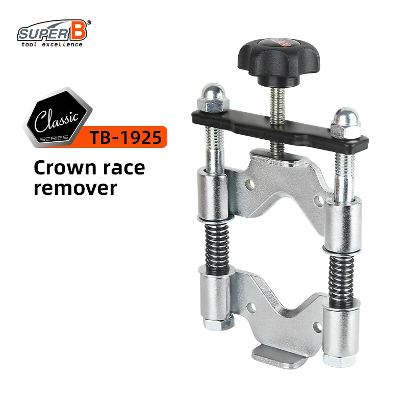 Super B Original TB-1925 จักรยาน Crown Race Remover สําหรับ 1 ", 1-1/8", 1-1/4" และ 1-1/2" ส้อมจักรยานซ่อมเครื่องมือร้านซ่อมเครื่องมือ