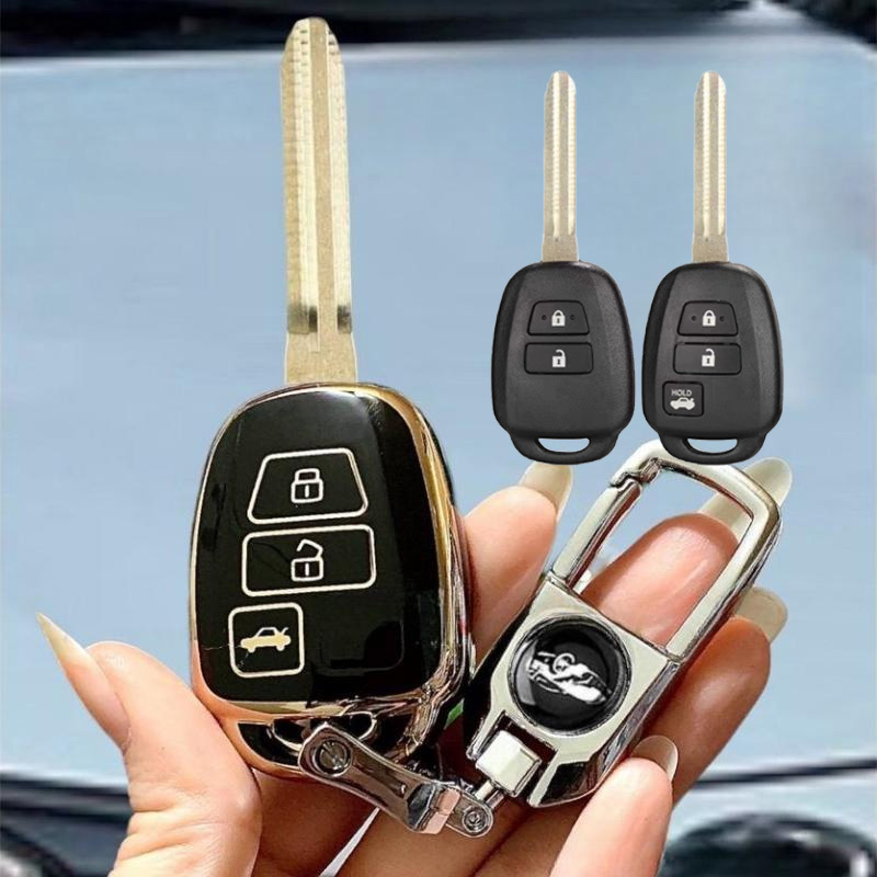 Toyota Vios กุญแจรถ Vios รีโมทรถ Fob Shell สําหรับ Toyota Camry Corolla RAV4 Vios Prime Prius C Highlander