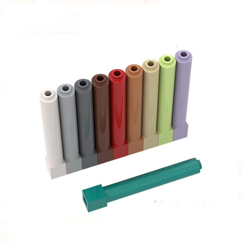 3pcs อิฐ 43888 สนับสนุน 1x1x6 Solid Pillar DIY ประกอบ Building Blocks Bulk รุ่น City แบรนด์คลาสสิกเด็ก DIY ของเล่น
