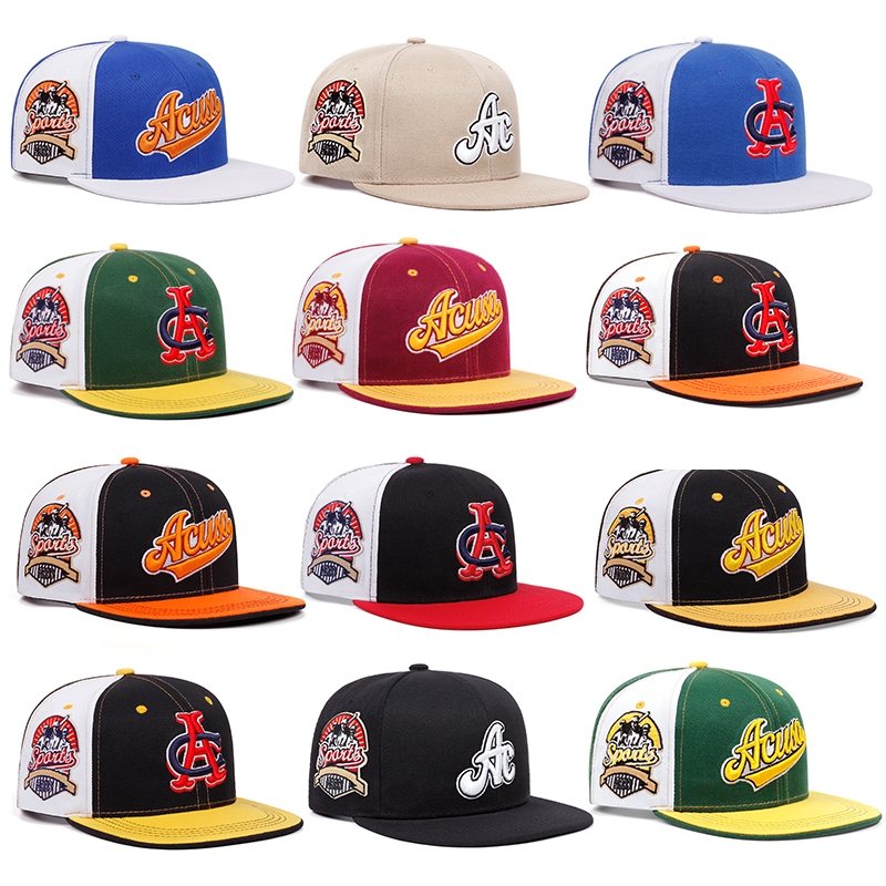 หมวกใหม ่ สําหรับผู ้ ชายผู ้ หญิงคุณภาพสูงเย ็ บปักถักร ้ อย Snapback หมวกตกปลากลางแจ ้ ง unisex Hip Hop หมวกวินเทจ