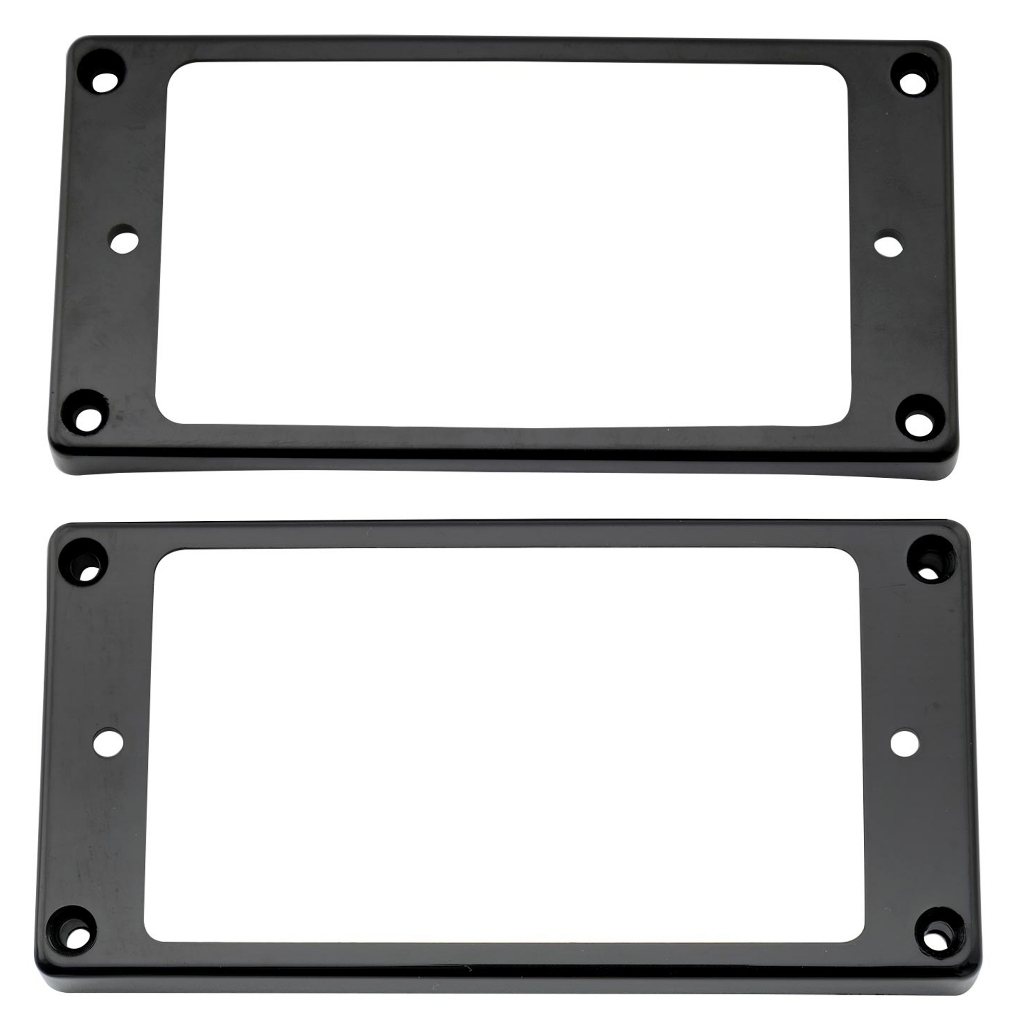 Musiclily Pro พลาสติกโค้งด้านล่าง Humbucker ติดตั้งแหวนรถกระบะสําหรับจีน Made Epiphone กีตาร์ (ชุด 2 ชิ้น)