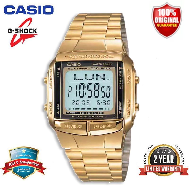 Casio DB-360G-9A Database Stainless Steel Watch DB-360G/DB-360