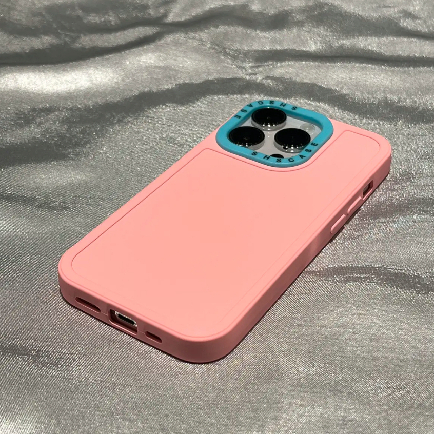 【TPU soft case/Pink】เคส compatible for iPhone 7 8 plus x xr xs max 11 12 13 14 15 pro max case