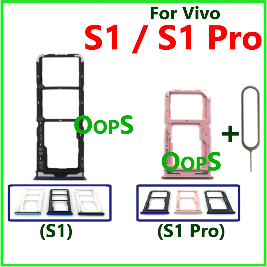 ถาดซิมสําหรับ vivo S1 Pro ที่ใส่ซิมการ์ด