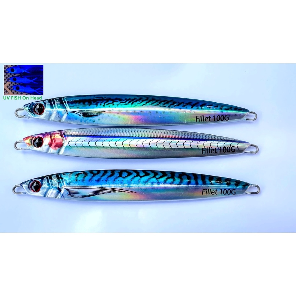 Jig Fillet Fast Jig 40G/60G/80G/100G/120G จิ๊กโลหะ