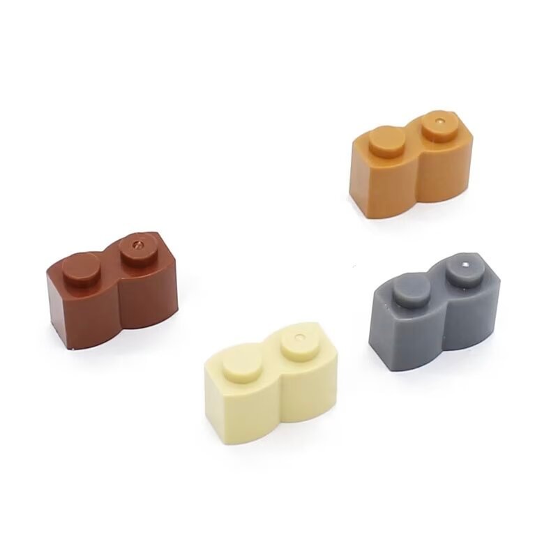 Moc บล็อกสร้างการศึกษาอนุภาคขนาดเล็กเข้ากันได้กับ 30136 30137 Plug-In อะไหล่ 1 x 2 1×4 Wave Fence Brick ราคา ถูกที่สุด ดีลบีเคเค แกลเลอรีภาพที่ 7