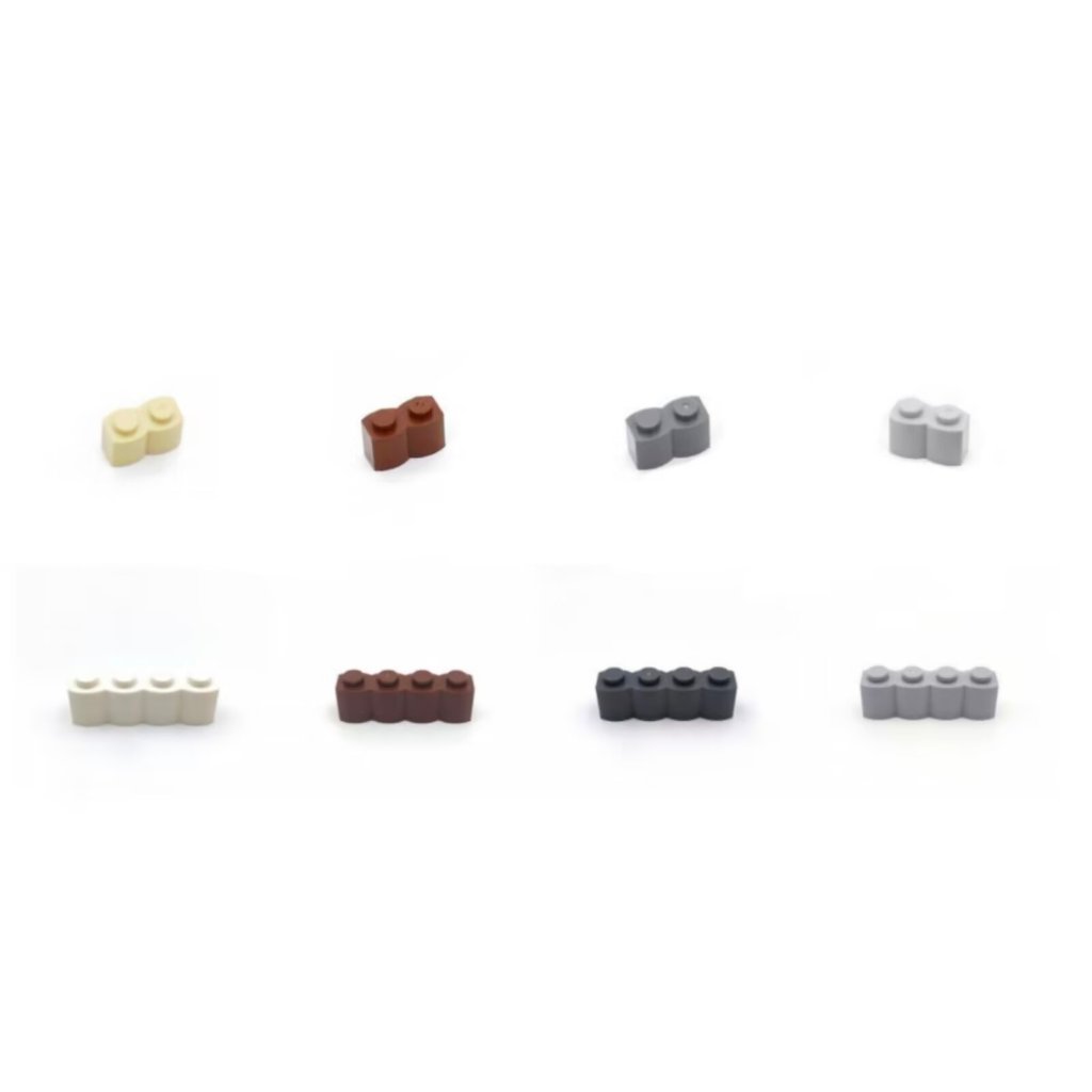 Moc บล็อกสร้างการศึกษาอนุภาคขนาดเล็กเข้ากันได้กับ 30136 30137 Plug-In อะไหล่ 1 x 2 1×4 Wave Fence Brick ราคา ถูกที่สุด ดีลบีเคเค แกลเลอรีภาพที่ 4
