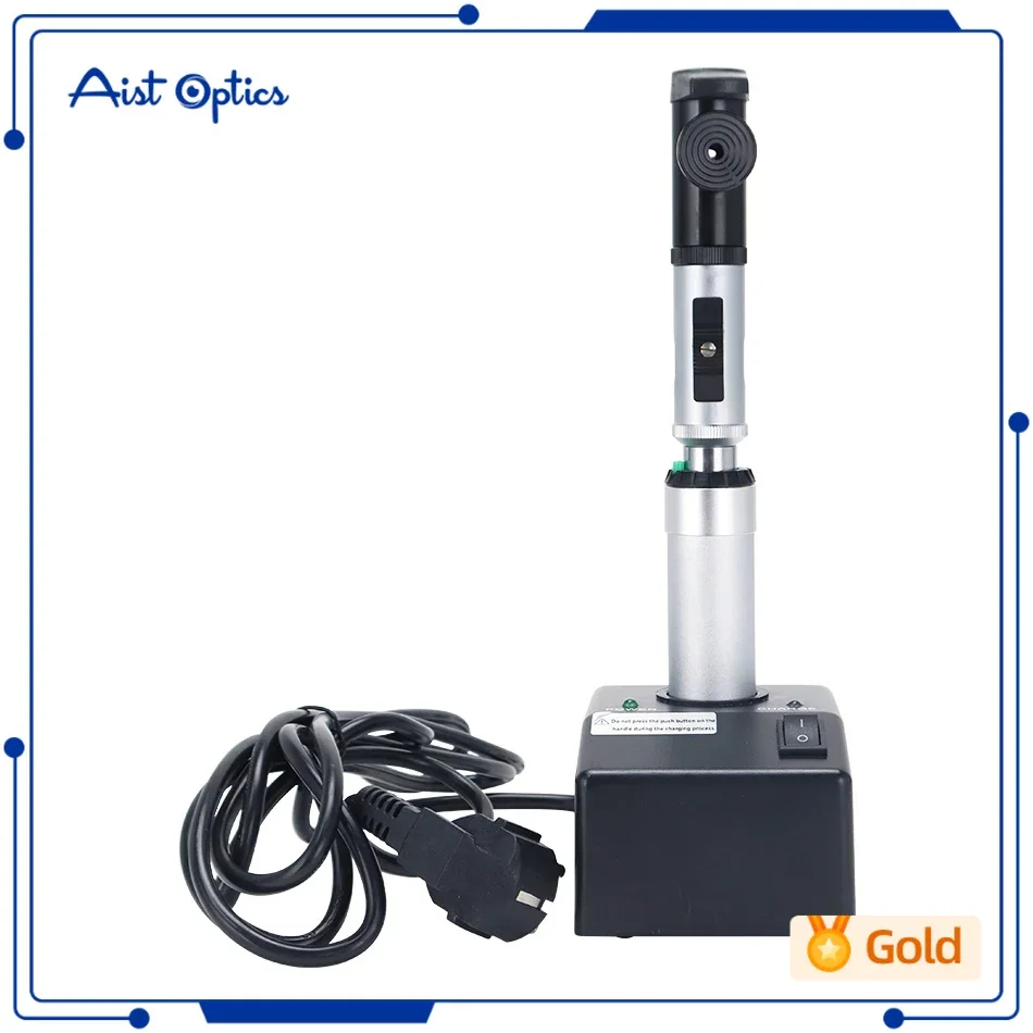 เดสก ์ ท ็ อปแบบชาร ์ จไฟได ้ Streak Retinoscope YZ-24B พร ้ อมชุดวินิจฉัย Retinoscopy Charger