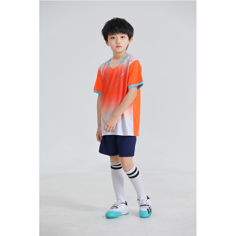 ชุดกีฬาเด็ก 6 สี สำหรับเด็กชายและหญิง พร้อมสวมใส่เล่นฟุตบอลและแบดมินตัน - รูปที่ 5