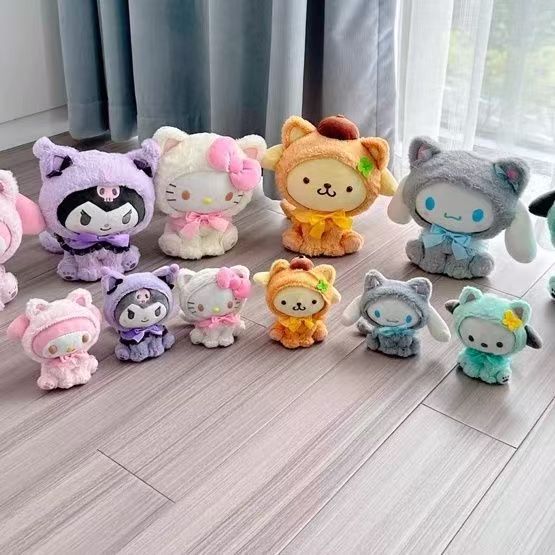 ญี ่ ปุ ่ น Sanrio ตุ ๊ กตาน ่ ารัก Kuromi อบเชยม ้ วน Pochacco Kitty เติม DollPendant อะนิเมะการ ์ ตูนน ่ ารักเด ็ กชายและเด ็ กหญิงตุ ๊ กตาของขวัญวันเกิด