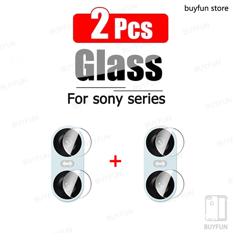 2sll สําหรับ Sony Xperia 1 10 VI 5v V iii 5 II IV กล ้ องเลนส ์ Protector ฟิล ์ มนุ ่ มกระจกนิรภัย ( 2 ชิ ้ น )