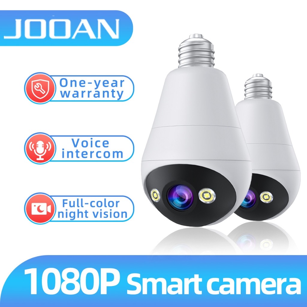 JOOAN พิกเซล 1080P กล้องวงจรปิดไร้สาย wifi ไร้สายไม่ใช้เน็ต กล้องวงจรปิดหลอดไฟ