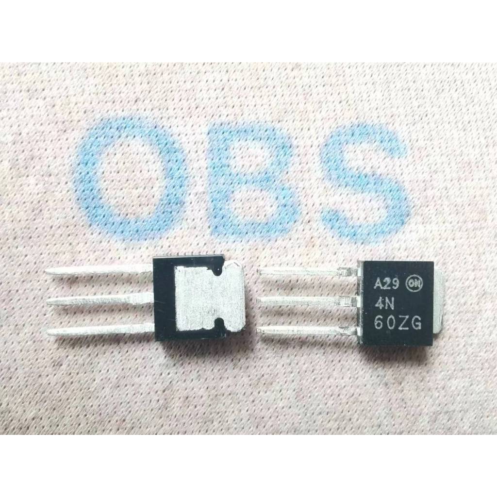 ((2 ชิ้น) 4N60ZG ยี่ห้อใหม่นําเข้า Original NDD04N60Z-1G TO-251 Field Effect Tube 600V 4.1A