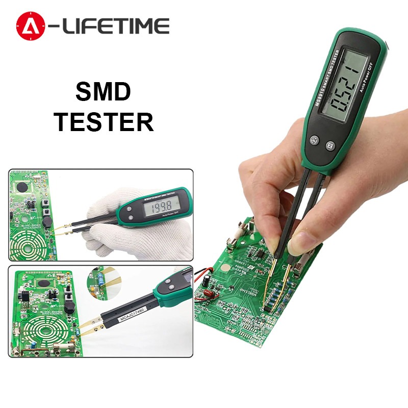 Ms8910 คุณภาพสูงสมาร์ท SMD RC ความต้านทาน MultiMeter อัตโนมัติตั้งแต่ดิจิตอล SMD เครื่องทดสอบความต่อ