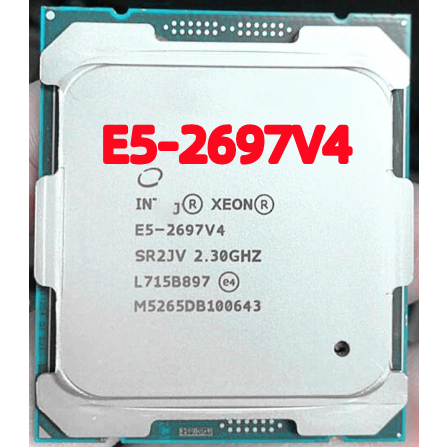 Yzx Xeon E5-2697V4 E5-2697 V4 2697V4 E5 2697 V4 SR2JV 2.30GHz 18-Cores 45M LGA2011-3 โปรเซสเซอร์ CPU