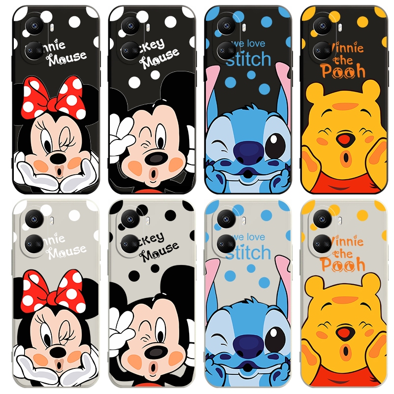 สําหรับ huawei Nova Y61 Y70 Y71 10 9 SE 7 7i 5T 3i Pro Mickey Minnie matte Case Soft Cover