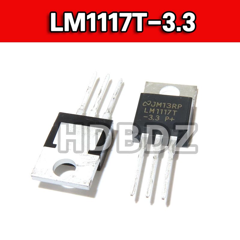 10pcs LM1117 LM1117T-5.0 LM1117T-ADJ  LM1117T-3.3 TO220  Power Regulator ชิป IC