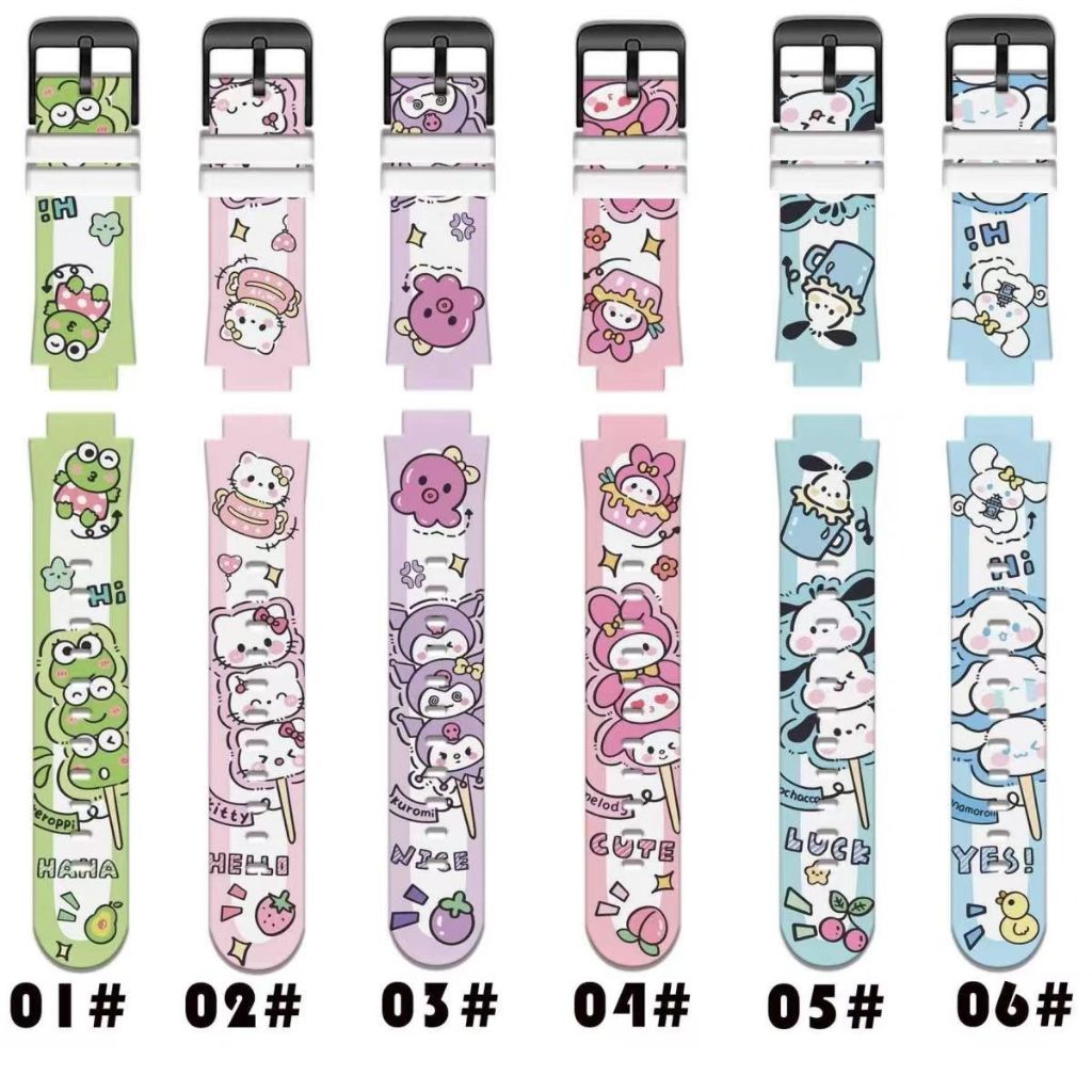 2024 สไตล ์ ใหม ่ พิมพ ์ น ่ ารัก Sanrio Theme imoo สายนาฬิกาโทรศัพท ์ เหมาะสําหรับ Z3/Z5/Z2/Z6/Z1/Z7 สากล