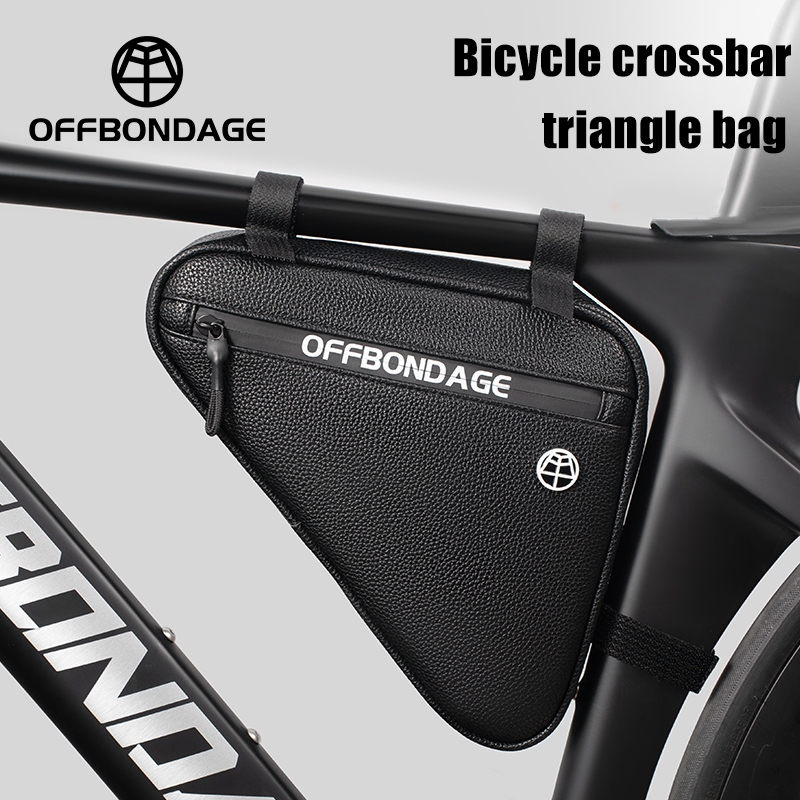 Offbondage Ultra-light MTB จักรยานเสือหมอบกระเป๋าสามเหลี่ยมกระเป๋าเก็บจักรยานกันน้ําขี่จักรยานกระเป๋า 3L ขี่จักรยานกีฬากลางแจ้งอุปกรณ์จักรยาน