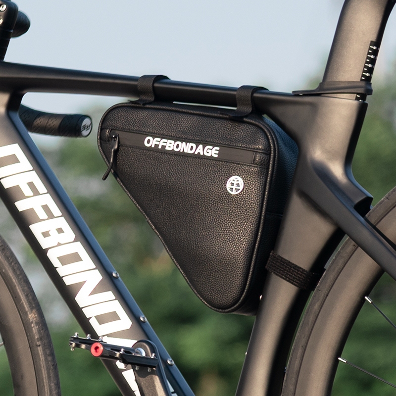 Offbondage Ultra-light MTB จักรยานเสือหมอบกระเป๋าสามเหลี่ยมกระเป๋าเก็บจักรยานกันน้ําขี่จักรยานกระเป๋า 3L ขี่จักรยานกีฬากลางแจ้งอุปกรณ์จักรยาน ราคา ถูกที่สุด ดีลบีเคเค แกลเลอรีภาพที่ 3