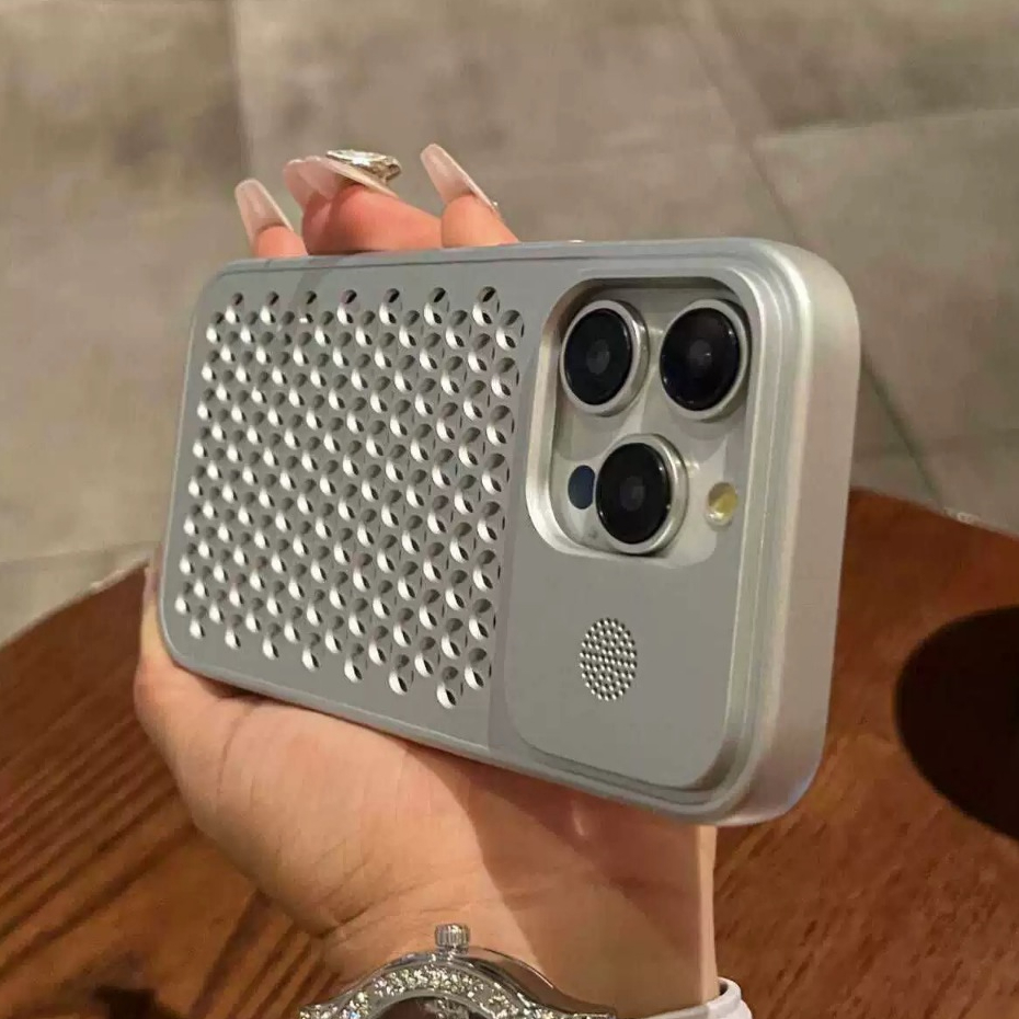 【Cooling Pc Aromatic Hard case/Black】เคส compatible for iPhone 11 12 13 14 15 pro max case