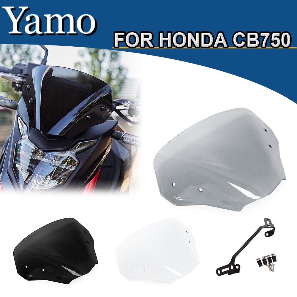 สําหรับ Honda CB750 CB 750 2023-2024 อุปกรณ ์ เสริมรถจักรยานยนต ์ กระจกสไตล ์ เดิม Wind deflector กระจก