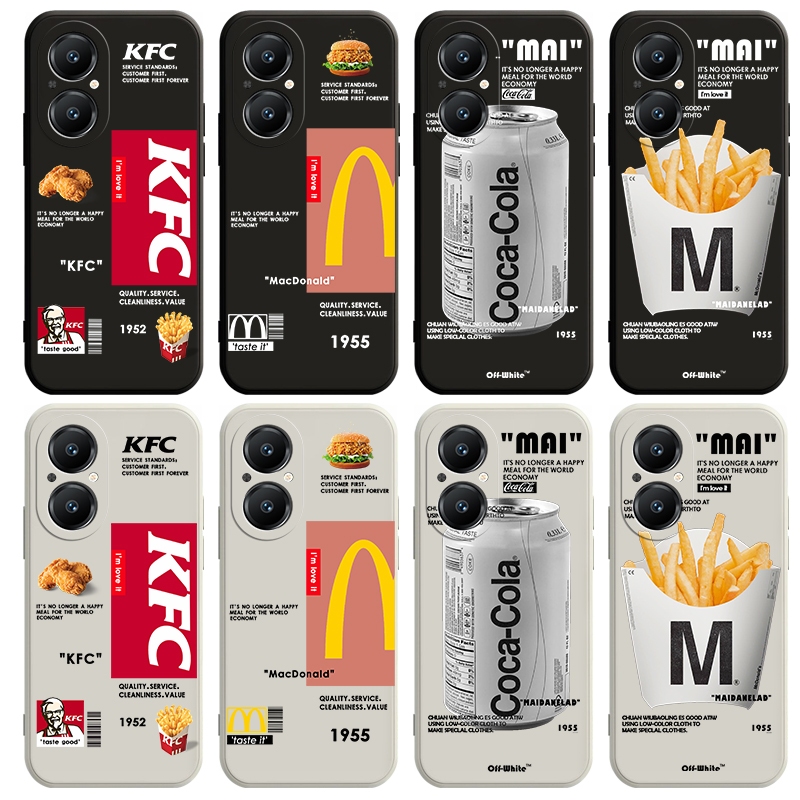 เคสสําหรับ realme C75 C65s note 60 60x 50 C67 C63 C61 C31 C65 KFC McDonald 's Phone Case