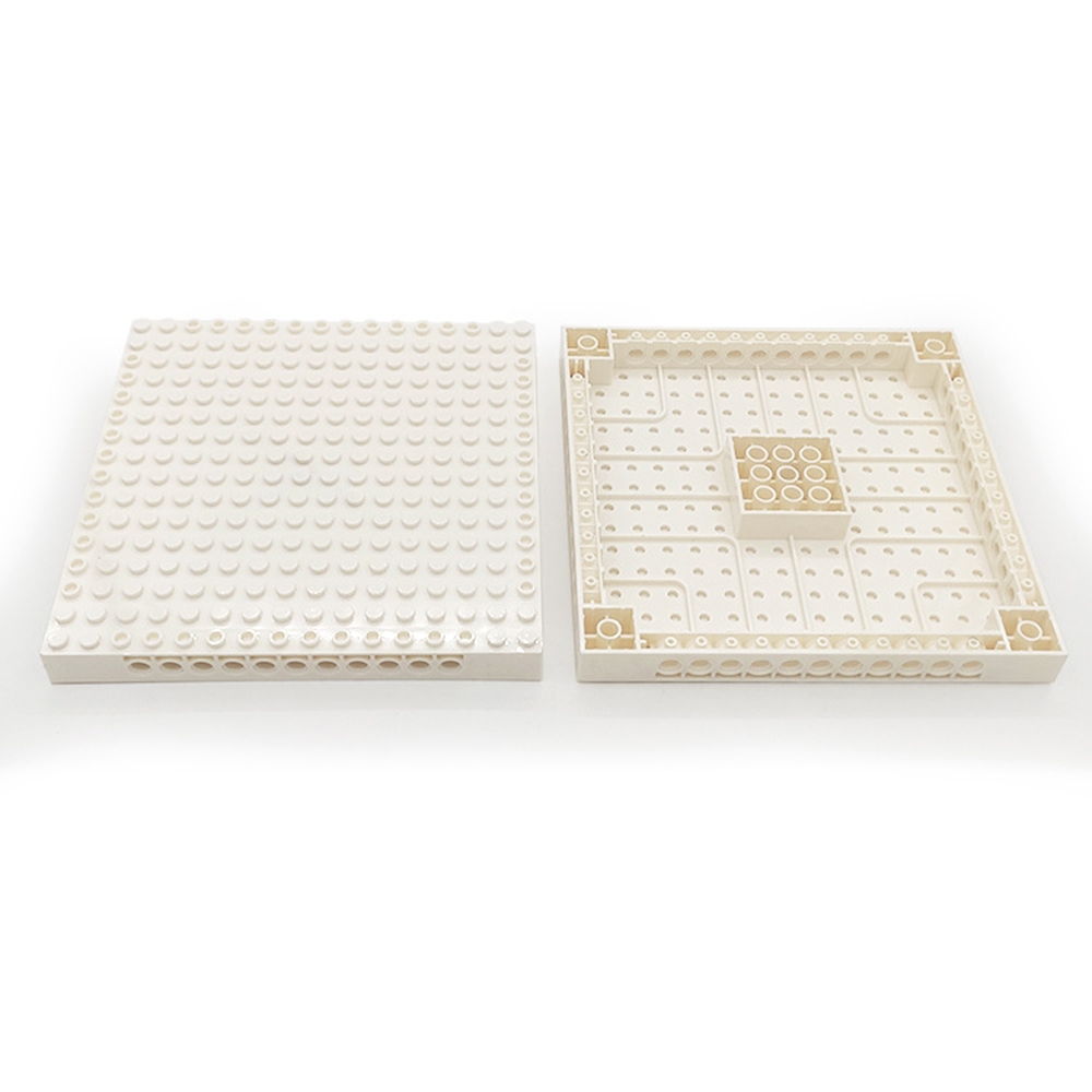 1 PC 16x16 สีดํา DIY Building Block แผ่นฐานสามารถ Spliced ใช้งานร่วมกับ 65803 Combination Board - รูปที่ 2